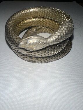 Vintage Serpentine Coil Wrap Bracelet